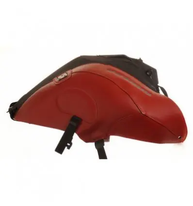 Novità Copriserbatoio Bagster per Suzuki V Strom DL 650 11-14 in similpelle nero opaco e rosso-