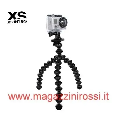 Treppiede per GoPro XSories Octopus grande snodato nero- Direttamente Dal Produttore