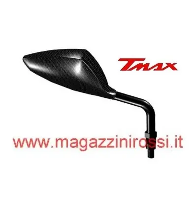 Spedito Oggi Coppia specchi Orion Formula Yamaha T-Max 500 08-11 e T-Max 530 da manubrio carbonio opaco-
