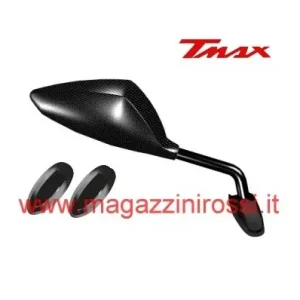 Coppia specchietti Orion Formula Yamaha T-Max 500 08-11 da carena carbonio opaco- Offerta Lampo