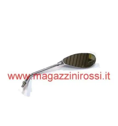Specchietto ad oliva cromato passo 8mm- Soddisfatti O Rimborsati
