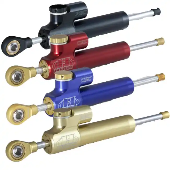 Promo Stagionale Ammortizzatore di sterzo Hyperpro CSC 75mm turistico rovesciato-Blu