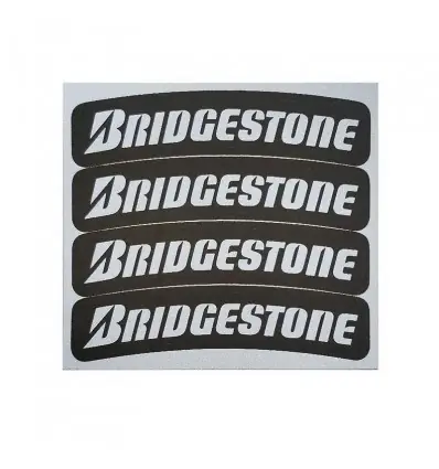 Spedizione Espresso Adesivi speciali per pneumatici 4R scritta Bridgestone-