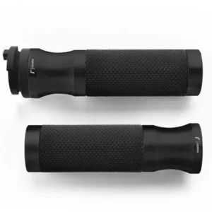 Di Tendenza Manopole Rizoma Sport in ergal e gomma Ride by Wire per Ducati Scrambler 1100...-Blu