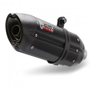 Terminale di scarico doppio Mivv Suono Inox BLack per Kawasaki Z1000 dal 2014- Spedizione Espresso