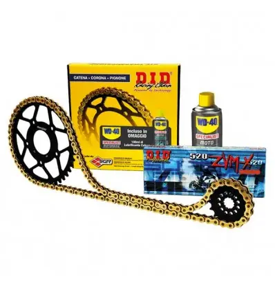 Kit catena corona e pignone DID per BMW G310 R e G310 GS- Occasione