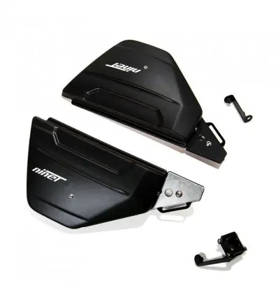 Pannelli laterali Unit Garage stile Dakar per BMW R-Nine T-Argento Promozione Esclusiva