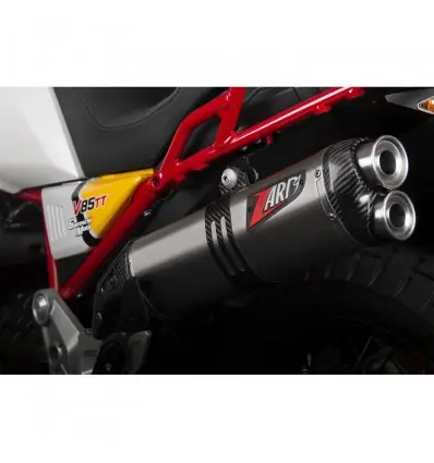 Terminale Slip On Zard in titanio per Moto Guzzi V85 TT dal 2019- Pagamento Sicuro