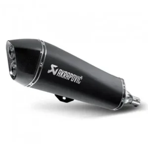 Esclusivo Marmitta Akrapovic Slip On Acciaio Inox nero omologata per BMW R1250R/RS-