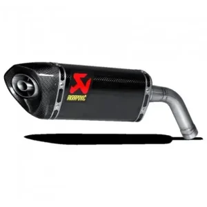 Popolare Marmitta Akrapovic Slip On Carbonio omologata per Honda MSX125/GROM 13-16-