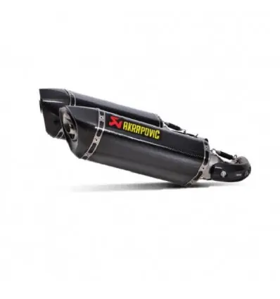 Coppia di marmitte Akrapovic Slip On Carbonio omologate per Ducati Monster 696/795/796/1100/1100S- Ultime Pezzi