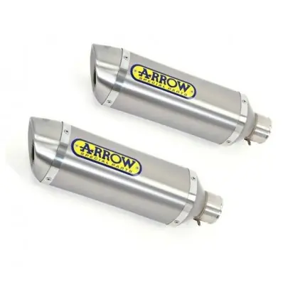 Terminali Arrow Street Thunder Alluminio per Ducati Monster 696, 796 e 1100- Offerta Lampo