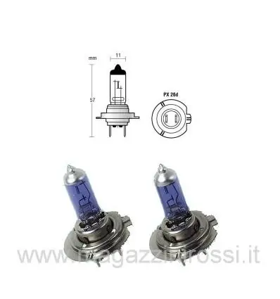 Quantità Limitata Lampada alogena H7 Blue Xe 12v 55w-