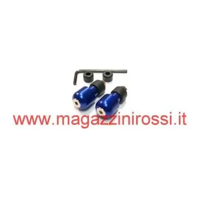 Terminali manubrio universali Daytona Mini blu- Offerta Speciale