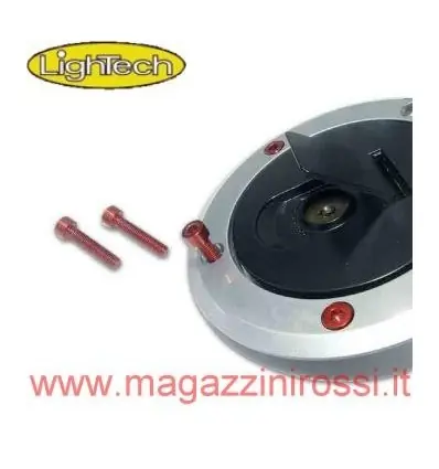 Kit viti per tappo serbatoio Lightech in ergal KTD in vari colori- Prezzo Basso
