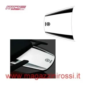 Ultimissimo Modello Set adesivi MDF codone Strobe bianco e nero Yamaha T-Max 500 08-11-