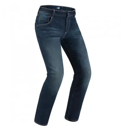 Pantalone jeans da moto PMJ Jeans New Rider con rinforzi in Twaron-30 Saldi