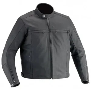 Giacca da moto in pelle Ixon Copper Slick-C taglie forti nera-8XL Nuova Collezione