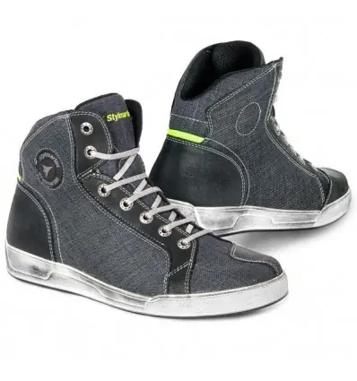 Scarpe da moto Stylmartin Kansas impermeabili grigie-36 Professionale