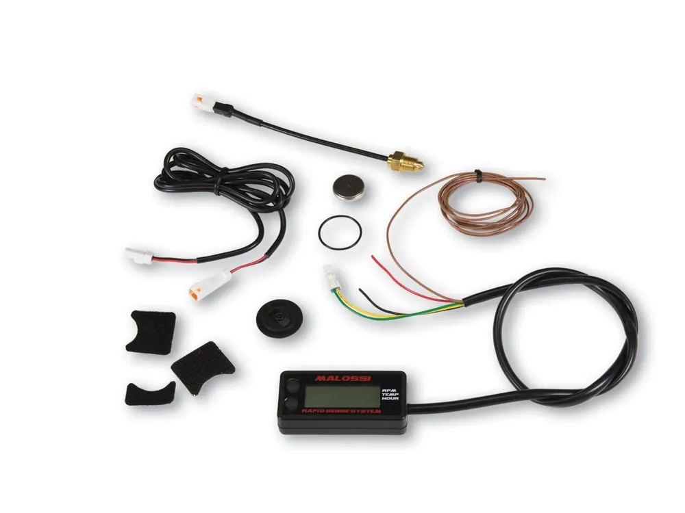 RAPID SENSE SYSTEM RPM TEMP HOUR METER MALOSSI VESPA PRIMAVERA 3V IGET 50 IE 4T EURO 4 2018-2020 (CA03M)- Promozione