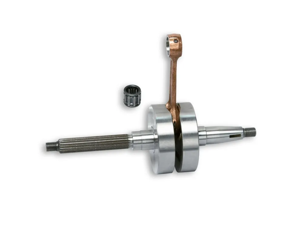Ultime Pezzi ALBERO MOTORE RHQ CON SPINOTTO 12 PER MOTORI PIAGGIO CON BIELLA 80MM CORSA 39,3MM MALOSSI PIAGGIO TYPHOON 50 2T EURO 4 2018+ (CA-