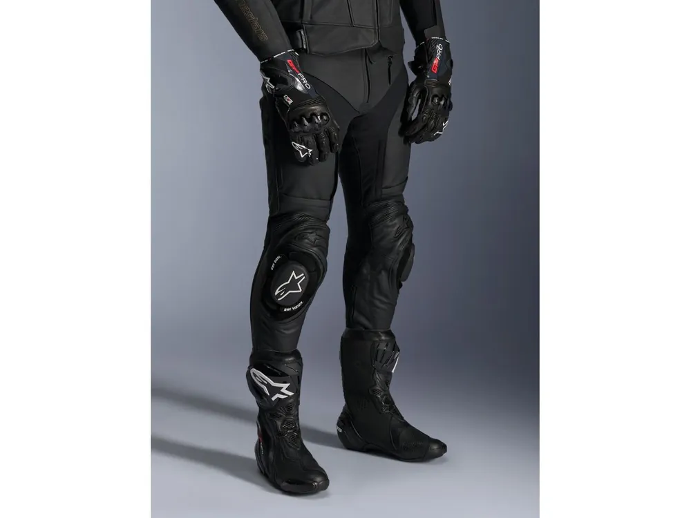 PANTALONI IN PELLE MISSILE V3 - LUNGHEZZA STANDARD ALPINESTARS-44 Direttamente Dal Produttore