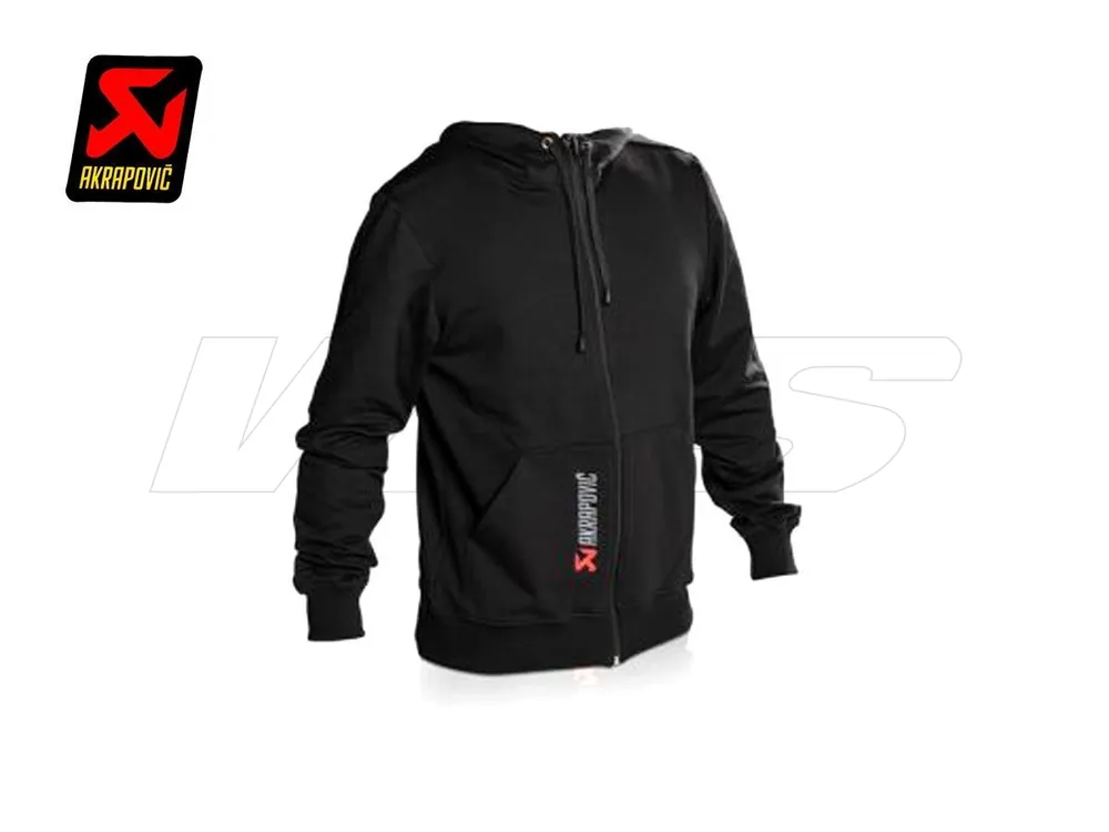 FELPA CON ZIP UFFICIALE AKRAPOVIC-S - Pronta consegna Spedizione Gratuita