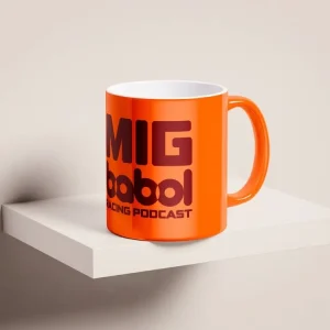 Spedizione Gratuita TAZZA IN CERAMICA UFFICIALE MIG BABOL RACING PODCAST-