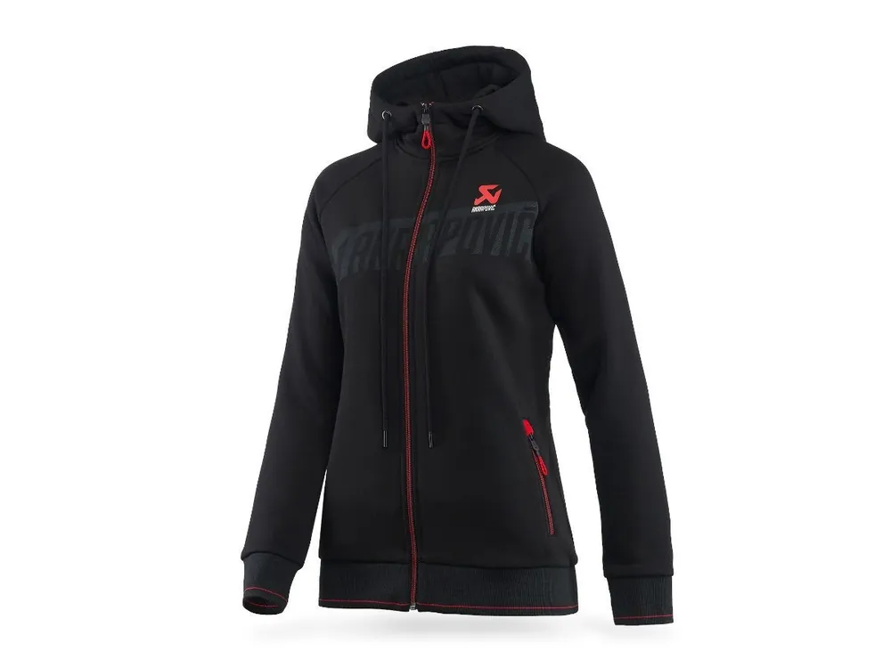 Compra Adesso FELPA DONNA CON ZIP UFFICIALE AKRAPOVIC LINEA CORPO-XS - Esaurito