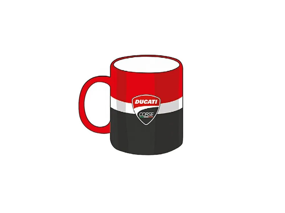 2556005 TAZZA UFFICIALE DUCATI CORSE SCUDETTO- Offerta Lampo