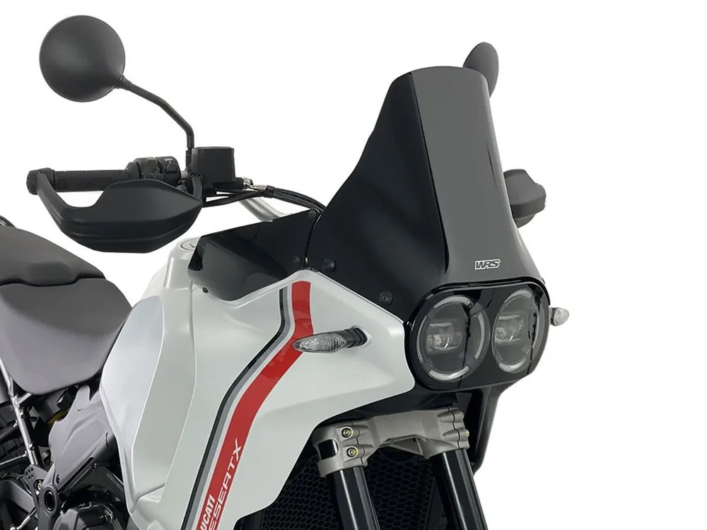Solo Oggi CUPOLINO ENDURO NERO LUCIDO WRS DUCATI DESERT X / RALLY / DISCOVERY 2022-2025-