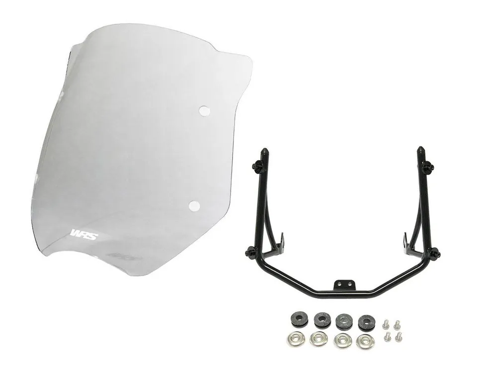 Economico KIT CUPOLINO TOURING WRS FUME' + TELAIETTO NERO BMW R 1200 R 2011-2014-
