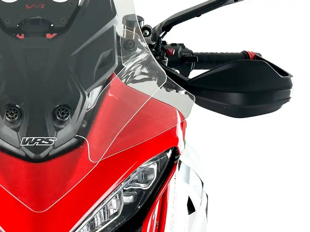 COPPIA DEFLETTORI WRS TRASPARENTE DUCATI MULTISTRADA V4 PIKES PEAK 2022-2026 NUOV- A Buon Prezzo