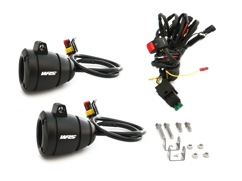 KIT FARETTI LATERALI LED WRS NERO BMW S 1000 XR 2015-2018- Prezzo Scontato