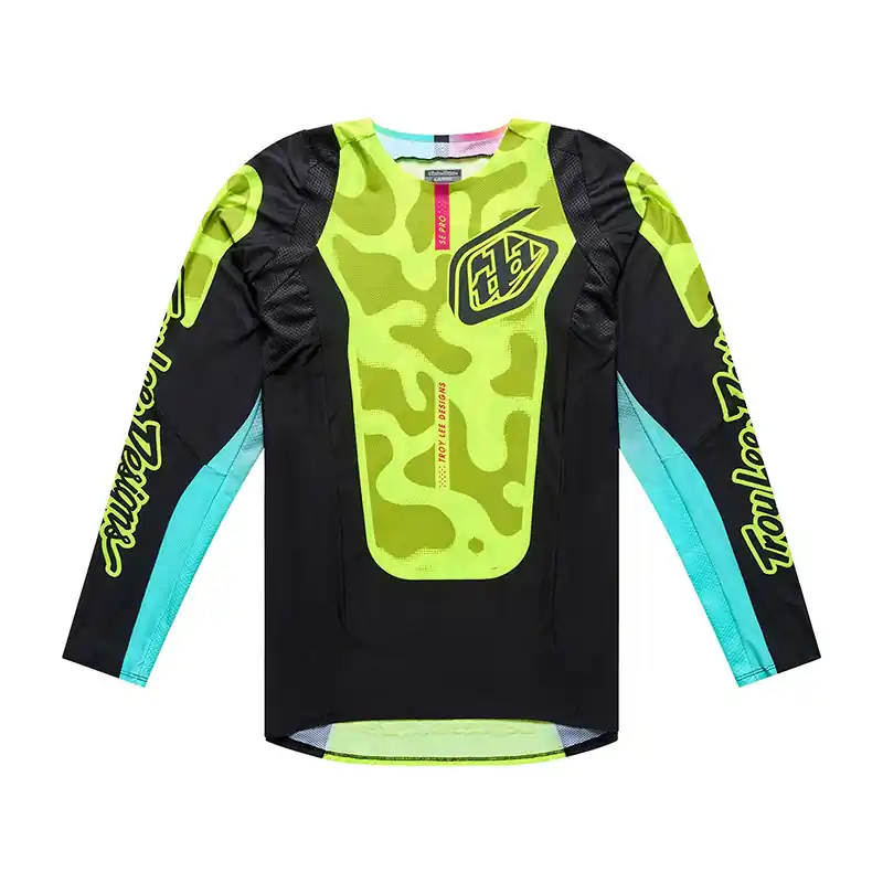 A Buon Prezzo Maglia Troy Lee Designs SE Pro Myth nero giallo-M