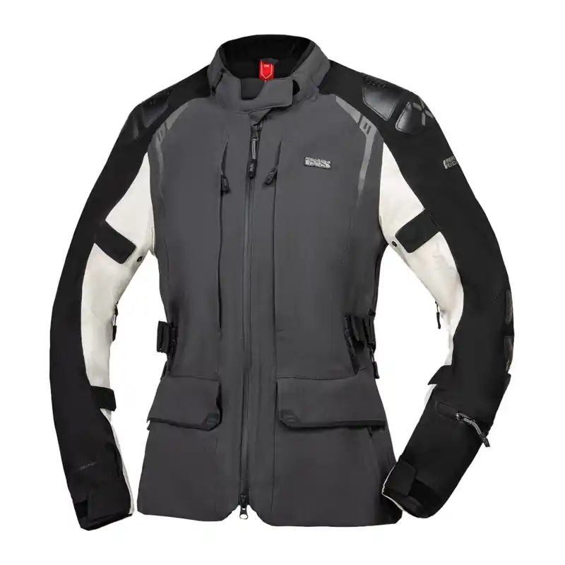 Spedizione Gratuita Giacca Donna Ixs Tourster-STX 2.0 WMS nero grigio-XS