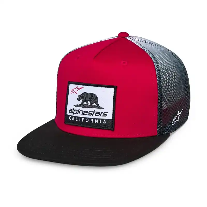 Nuova Collezione Cappellino Alpinestars Cali Gradient Trucker rosso-