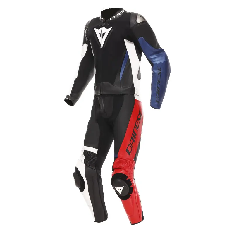 Spedizione Gratuita Tuta Divisibile Dainese Demon Sprint bianco rosso-48