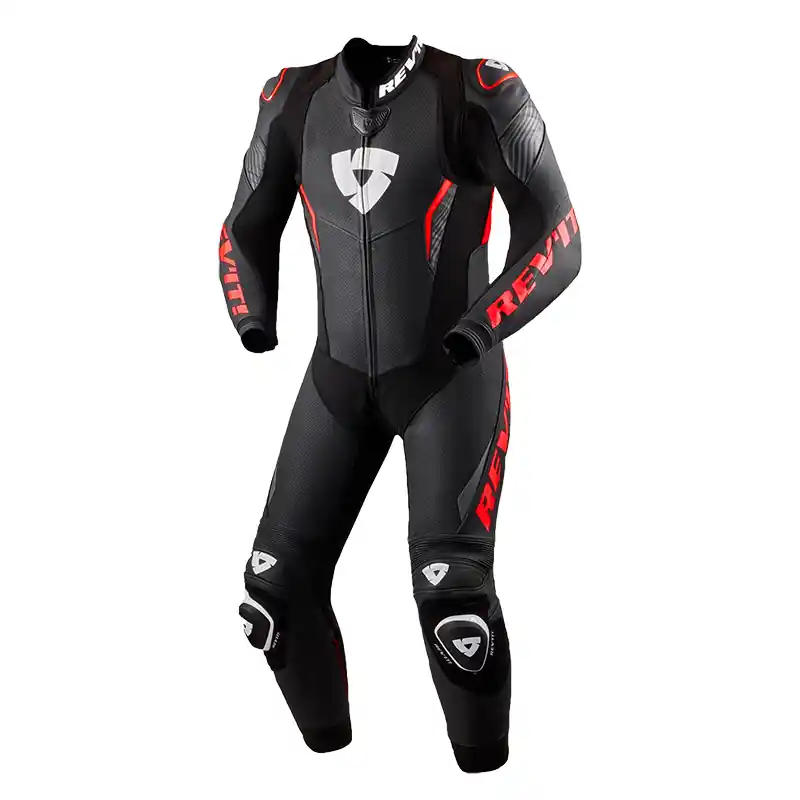 Occasione Tuta Rev'it Argon 3 nero rosso-46
