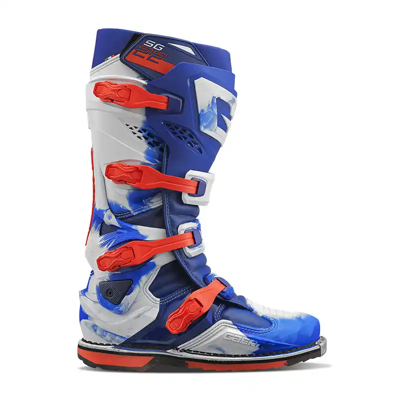 Stivali Gaerne SG22 Hurricane bianco blu-41 Ultimissimo Modello