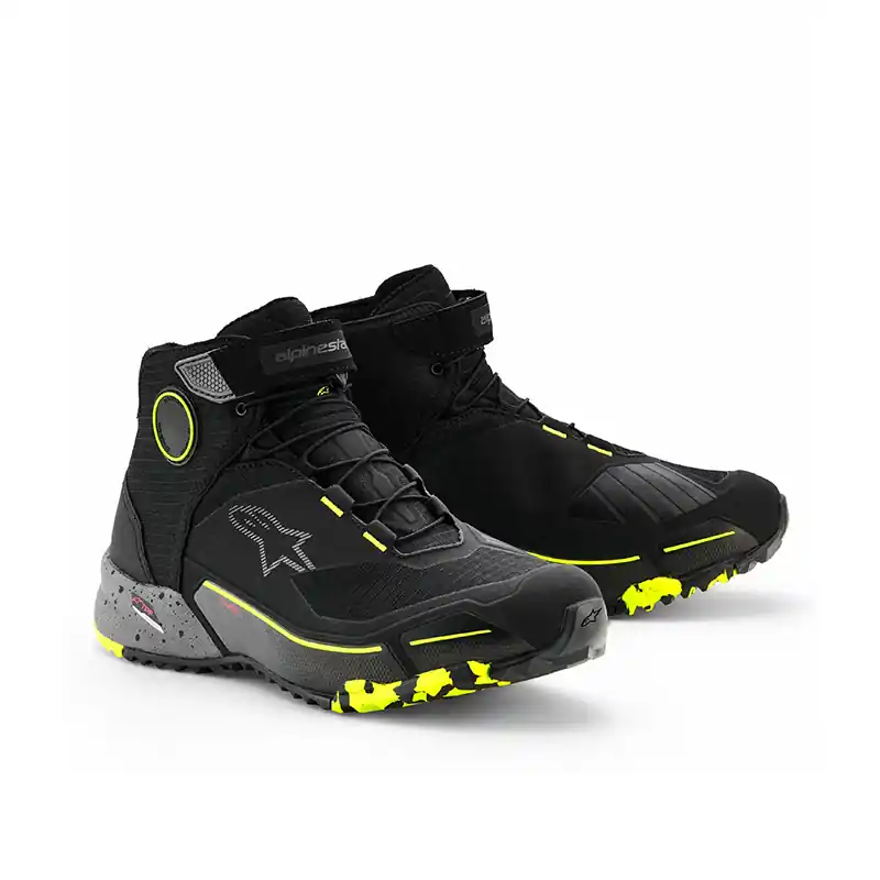 Economico Scarpe Alpinestars Cr X Drystar grigio giallo-12