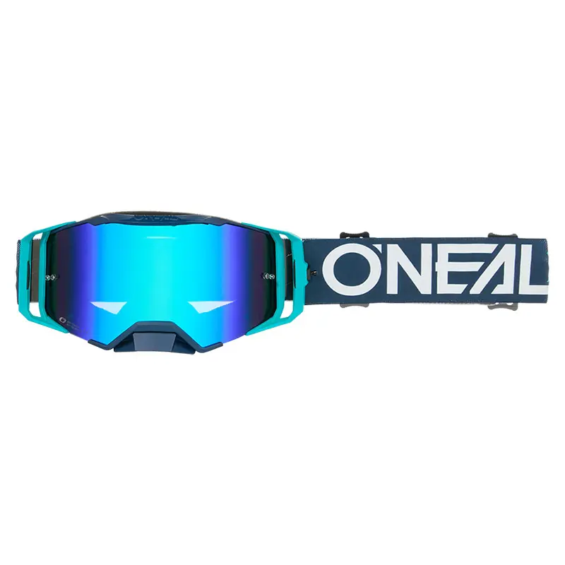 Più Venduto Maschera O Neal B-33 Hexa blu specchiato-