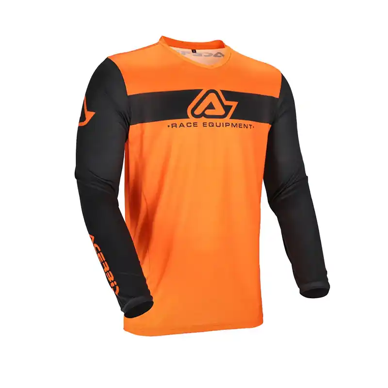 Miglior Prezzo Maglia Acerbis MX J-Track Inc 2.0 nero arancio-S