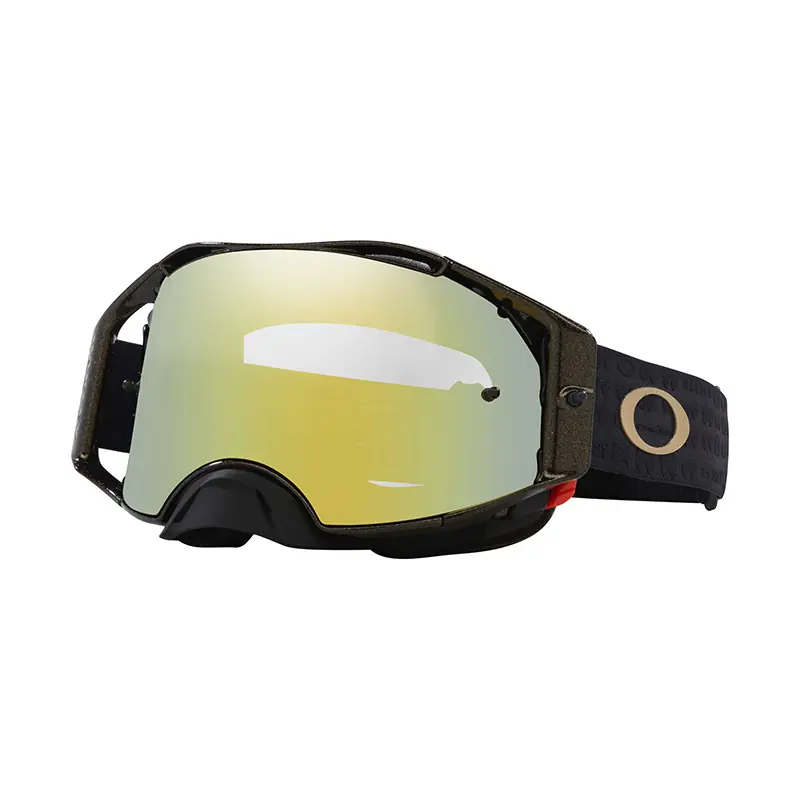 Spedito Oggi Oakley Airbrake Mx 50th Anniversary 24K Iridium-