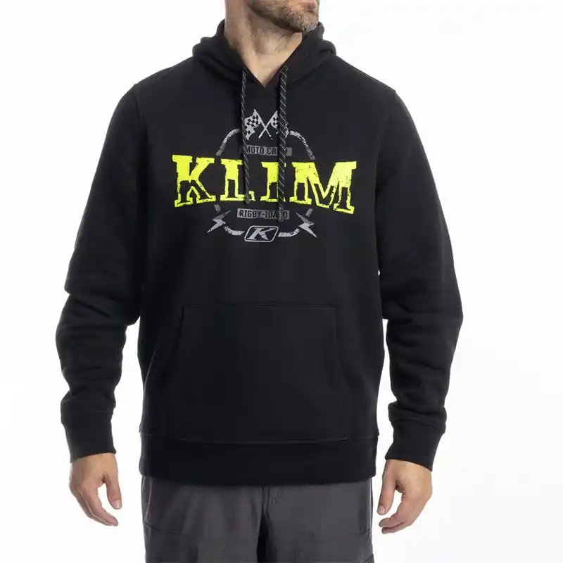Felpa Klim Dirt Rider Pullover nero-S Promo Stagionale