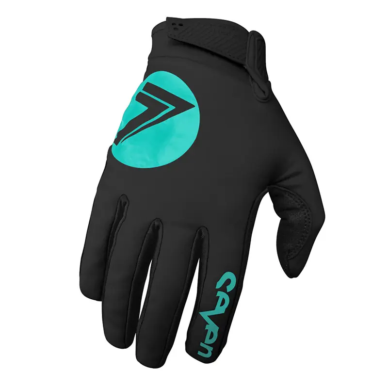 Guanti Seven Cold Weather nero aqua-M Prezzo Conveniente