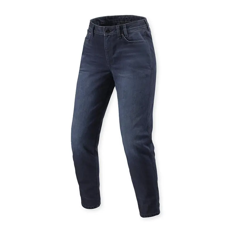 Più Venduto Jeans Donna Rev'It Harper Tapered Short blu-26