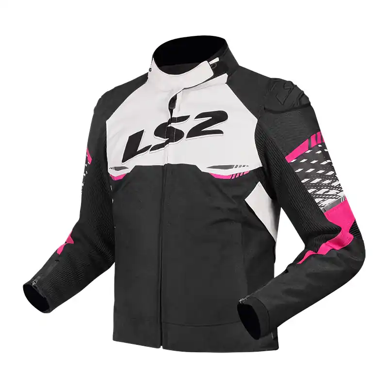 Giacca Donna LS2 Apex bianco rosa-XS Popolare