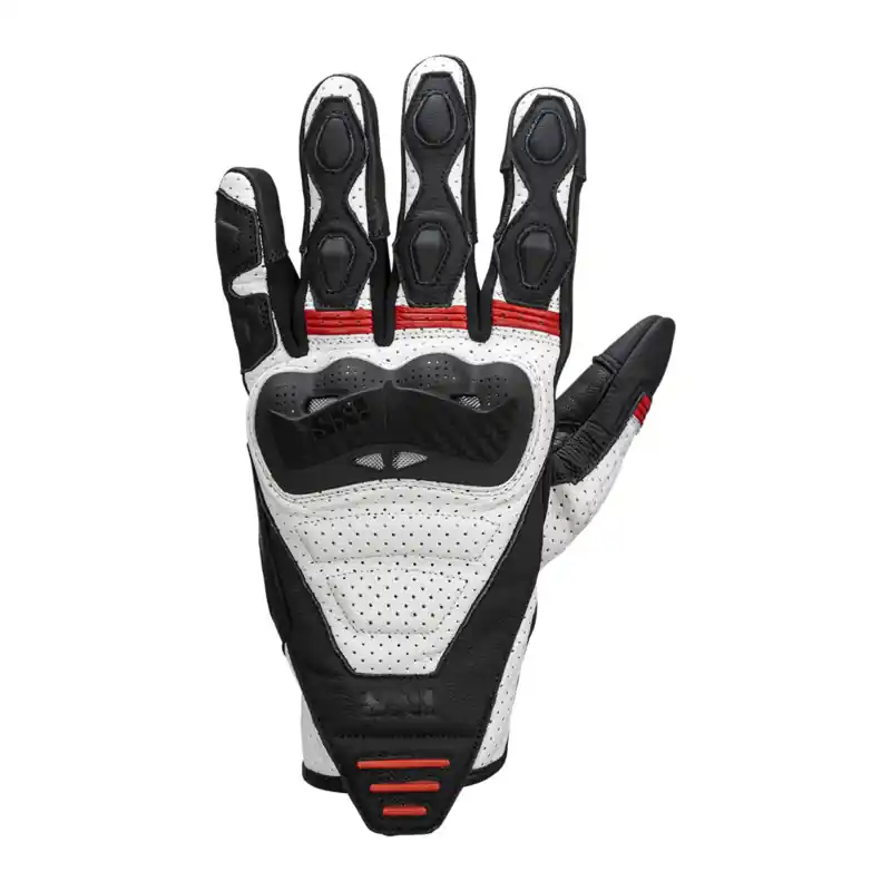 Guanti Ixs Rapid 1.0 bianco rosso-S Novità