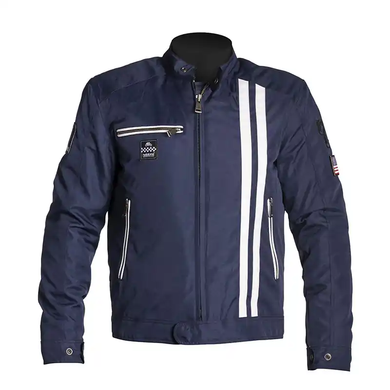 Promozione Giacca Helstons Cobra Snake blu-S